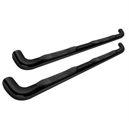 Picture of Dee-Zee DZ372041 Dee Zee UltraBlack 3 Inch Round Side Steps Cab Length (Black) - DZ372041