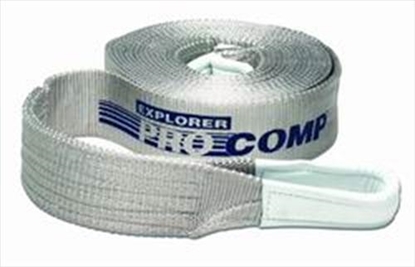 Picture of Pro Comp Suspension 330000 Pro Comp 3 in. x 30 ft. Recovery Strap (Gray) - 330000