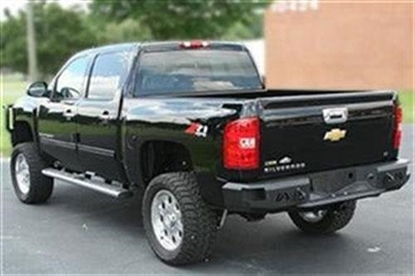 Picture of Fab Fours CH14-W3051-1 Fab Fours Rear Bumper with Sensor (Black) - CH14-W3051-1