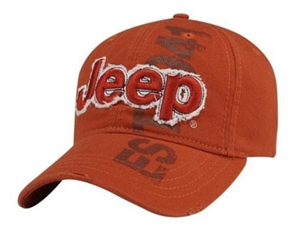 Picture of Jeep 11G1W Jeep 3D Logo Jeep Hat (Orange) - 11G1W