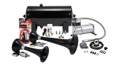 Picture of Kleinn Train Horns HK5 Kleinn Train Horns Complete dual train horn package with 150 psi sealed air system - HK5