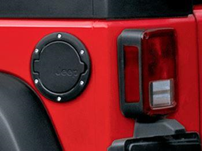 Picture of Jeep 82210609AC Jeep Fuel Door (Black) - 82210609AC