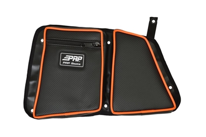 Picture of PRP E40-O PRP Door Bag with Knee Pad, Rear Driver Side, Orange - E40-O