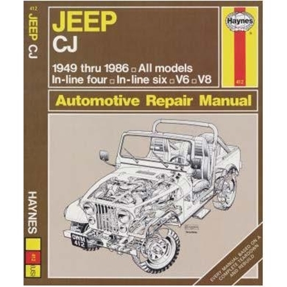 Picture of Haynes 50020 Haynes Jeep CJ Repair Manual - 50020