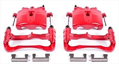 Picture of Power Stop S4730 Power Stop Power Stop Performance Powder Coated Calipers with Brackets - S4730