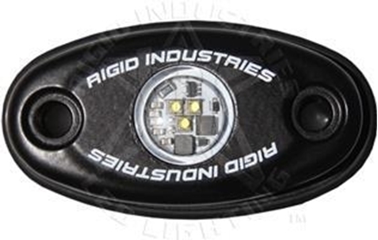Picture of Rigid Industries 48201 Rigid Industries Black A-Series LED Light - Low Strength Warm White - Pair - 48201