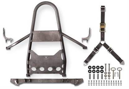 Picture of Poison Spyder Customs 14-13-022 Poison Spyder Rear Stinger Tire Carrier with Base Plate and Tabs - 14-13-022