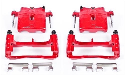 Picture of Power Stop S4728 Power Stop Power Stop Performance Powder Coated Calipers with Brackets - S4728