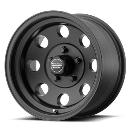 Picture of American Racing Wheels AR1726885B Baja, 16x8 with 5 on 5.5 Bolt Pattern - Satin Black AR1726885B