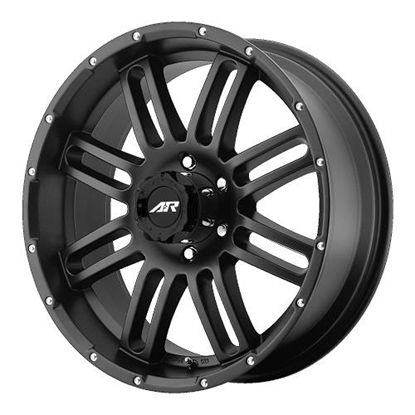 Picture of American Racing Wheels AR90129088520 American Racing AR901, 20x9 Wheel with 8 on 180 Bolt Pattern - Black - AR90129088520