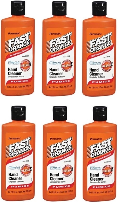 Picture of Permatex 25108 Hand Cleaner Fast Orange (R) 7.5 Ounce Bottle 6 PACK