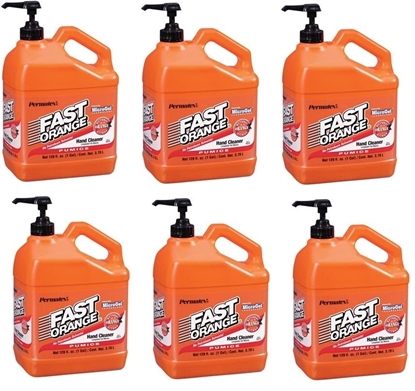 Picture of Permatex 25219  Hand Cleaner 1 Gallon Low Profile Bottle With Pump 6 PACK