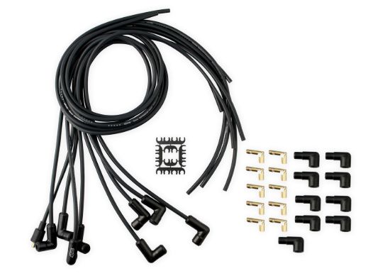 8mm Spark Plug Wire Set w/90-Deg Ceramic Boots