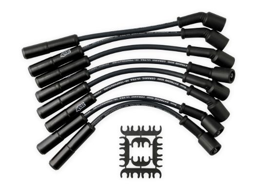 X9000 Spark Plug Wire Set GM LS 12in Long Blk
