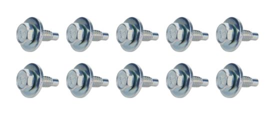 Body Bolt 3/4in 10pk Silver
