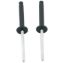 1/8in Alum Rivet Black 100pk Flange Type