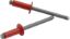 Sm Hd Rivet Red 250pk