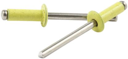 Sm Hd Rivet Yellow Alum 250pk