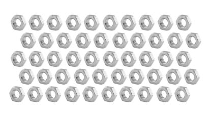 3/8-24 LH Alum Jam Nuts 50pk