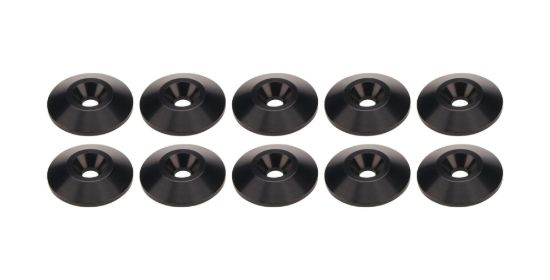 Countersunk Washer Black #10 10pk