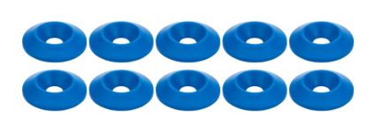 Countersunk Washer Blue 10pk