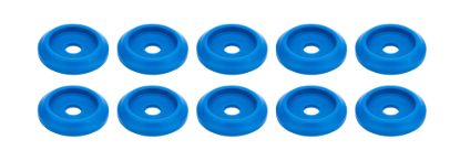 Body Bolt Washer Plastic Blue 10pk