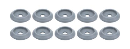 Body Bolt Washer Plastic Silver 10pk