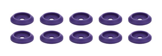 Body Bolt Washer Plastic Purple 10pk
