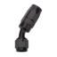 Reusable Hose End Black 30 Deg Elbow -16