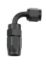 Reusable Hose End Black 90 Deg Elbow -4