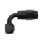 Reusable Hose End Black 90 Deg Elbow -12