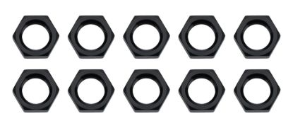 Bulkhead Nuts Black -3 Black 10pk