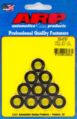 Black Washers - 9mm ID x .670 OD (10pk)