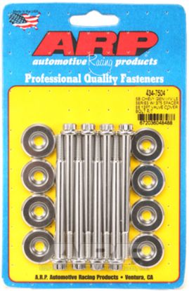 Valve Cover 12pt SS Bolt Kit GM LS e/.375 Spacer