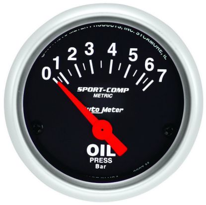 2-1/16 Mini S/C Oil Pressure Gauge - Metric