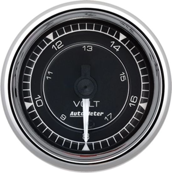 2/16 Chrono Chrome Gauge Voltmeter 18-Volt