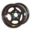 Wheel 15in x 10in 3in BS 5x5 Black Inertia