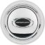 Horn Button Smooth Polished w/Black Logo
