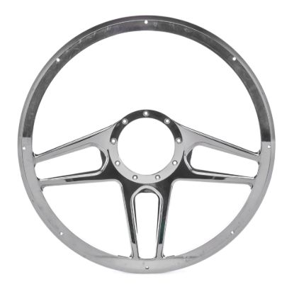Steering Wheel 1/2 Wrap 15.5in Tec 5 Polished