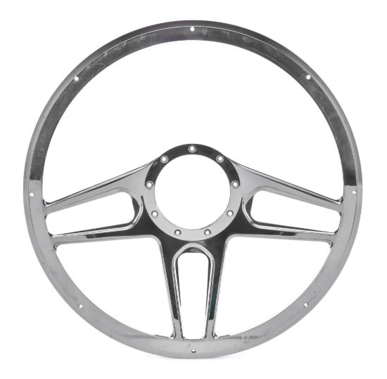 Steering Wheel 1/2 Wrap 15.5in Tec 5 Polished