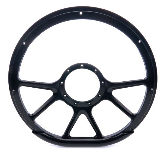 Steering Wheel 14in D-Sh ape Prism Black