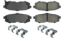 Posi-Quiet Ceramic Brake Pads with Shims and Har