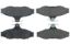 Posi-Quiet Extended Wear Brake Pads with Shims a
