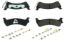 Posi-Quiet Extended Wear Brake Pads with Shims a