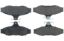 Posi-Quiet Extended Wear Brake Pads with Shims