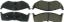 Posi-Quiet Extended Wear Brake Pads with Shims a