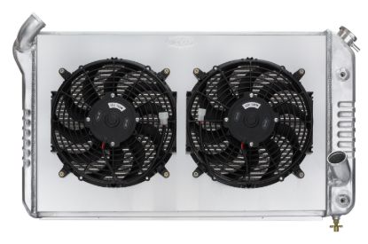69-72 Corvette Radiator w/ Dual 12in Fan Kit