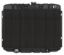 67-70 Mustang Radiator Big Block Man Trans Blk