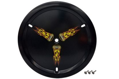 Wheel Cover Aluminum Bolt-On 15in Black