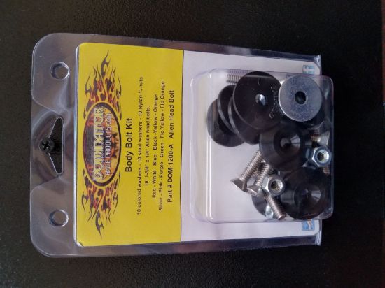 Body Bolt Kit Black Allen Head